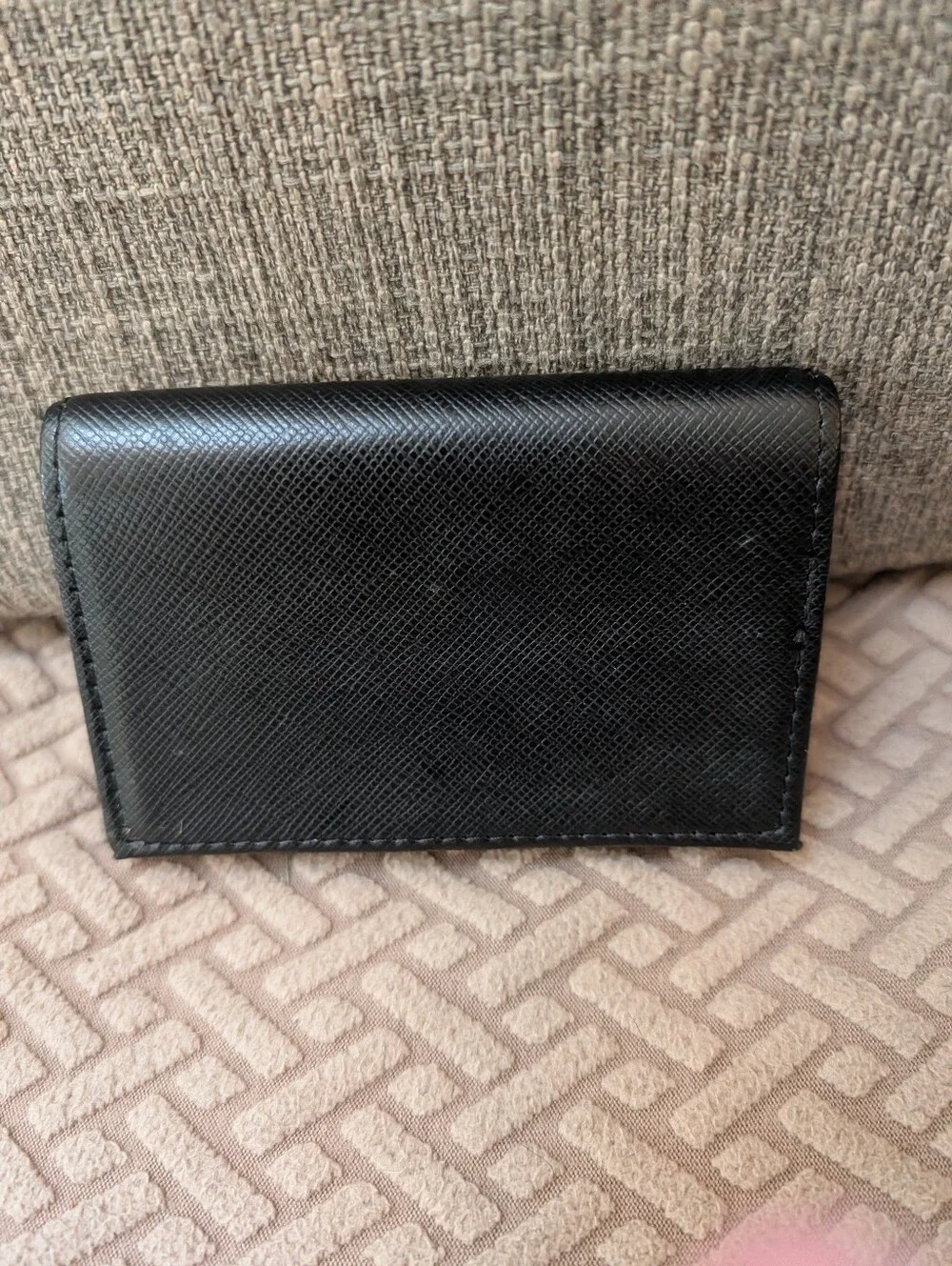 CREED Black Saffiano Leather Wallet NWOT - Picture 3 of 6